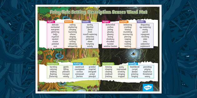 Fairy-Tale Setting Description Word Mat | Twinkl Originals